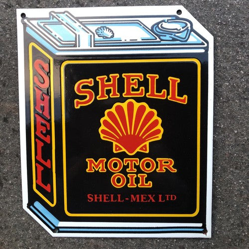 Sheâll Motor Oil Enamel Sign