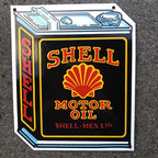 Sheâll Motor Oil Enamel Sign