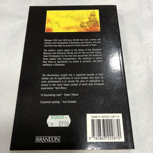 To Hell Or Barbados By Sean O Callaghan