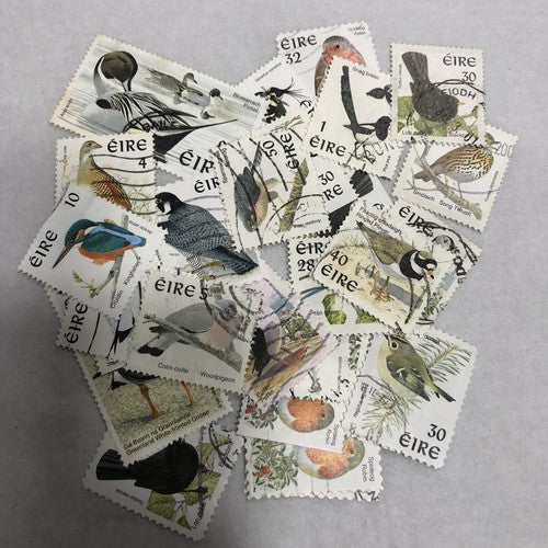 Bird Irish Punt Currency Definitive Postage Stamps