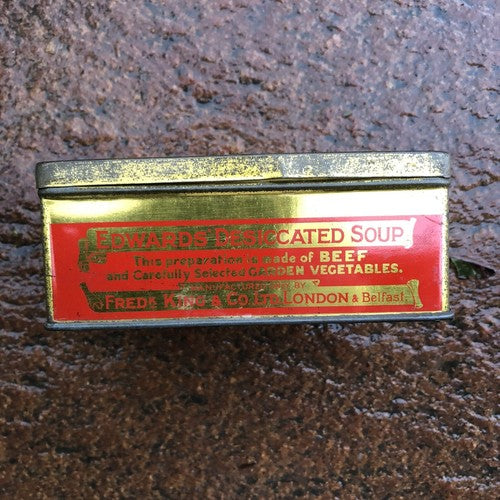 Edwards Desiccated Soup Vintage Tin