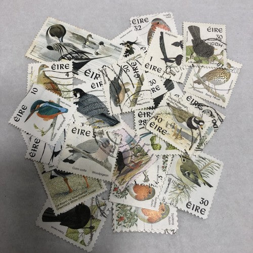 Bird Irish Punt Currency Definitive Postage Stamps