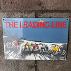The Leading Line Enamel Sign