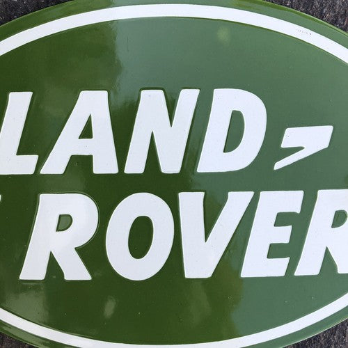 Land Rover Enamel Sign