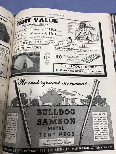 The Scouter Magazine Collection In Original File Jan 1951 - Dec1952