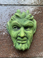 Pan Faunus Green Man Wall Garden Plaque