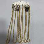 Primor Gold Plated Card Of Six 15 Inch Chains