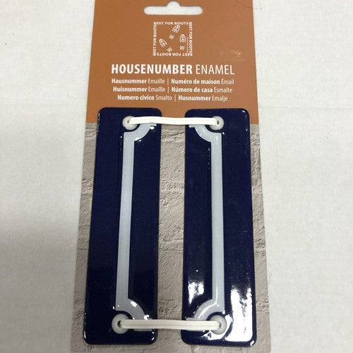 Enamel House Number Trim