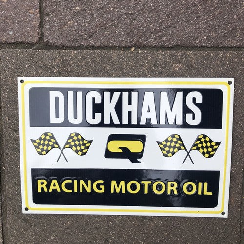 Duckhams Racing Motor Oil Enamel Sign