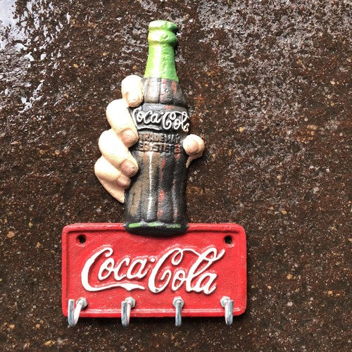 Coca Cola Cast Iron Key Rack