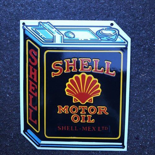 Shell Motor Oil Enamel Sign