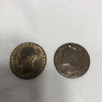 Queen Victoria Young Head Copper Farthings
