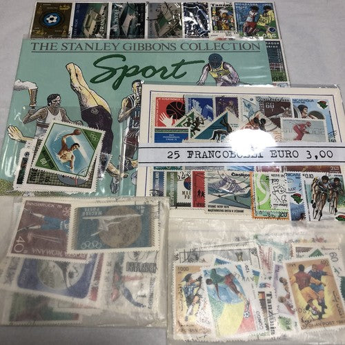 Sports Themed Stamps 5 Packets