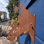 Horse Die Cut Metal Wall Mounted