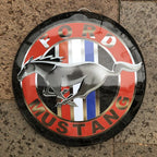 Ford Mustang 40 Cms Dome Metal Sign