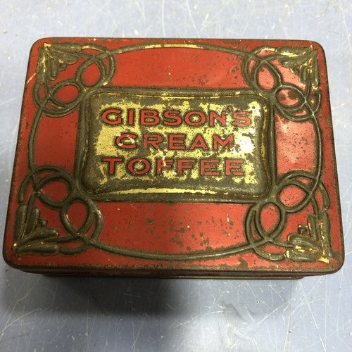 Gibsons Cream Toffee Vintage Tin