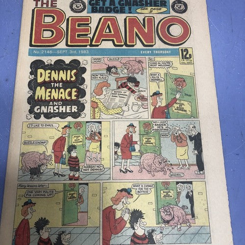 Beano 5 Comics1983 Nos 2142-2146