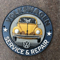 Volkswagen Service & Repair Cast Iron Sign