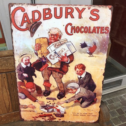Cadburys Chocolates Metal Sign