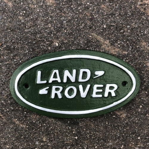 Landrover Cast Iron Sign
