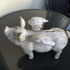 Cincinnati State Cast Iron Flying Pig Money Box