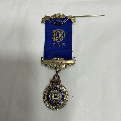 Masonic Buffs Jewel 1978 Jewel And Ribbon