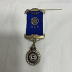Masonic Buffs Jewel 1978 Jewel And Ribbon