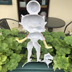 Betty Boop Footballer Cast Iron Door Stop