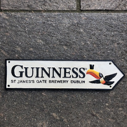 Guinness St Jamesâs Gate Cast Iron Sign
