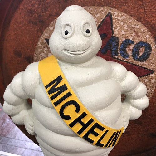 Michelin Man Cast Iron On Tyre Base