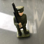 Set Of Six Cast Iron Soldiers