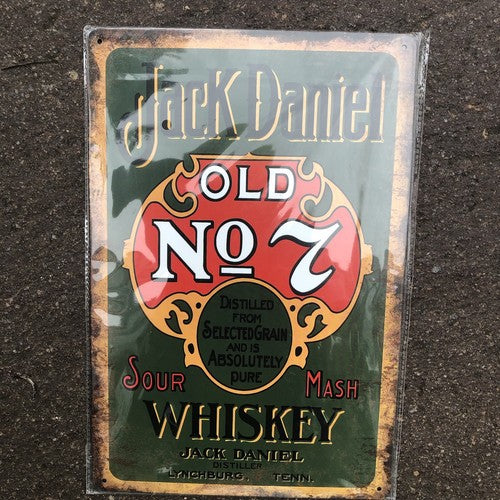Jack Daniel Metal Sign