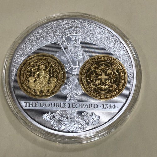 Medallion Iconic Edward 111 Double Leopard Coin Overseas Post Available