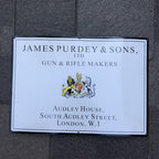 James Purdy Good Quality Enamel Sign