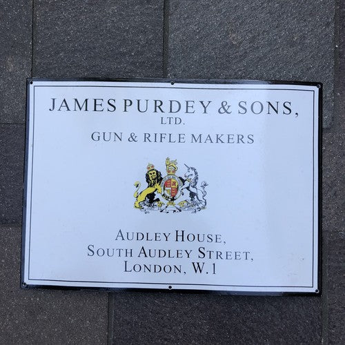 James Purdy Good Quality Enamel Sign