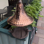 Copper Roofed Bird Feeder