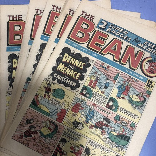 Beano 5 Comics 1984 Nos2165-2169
