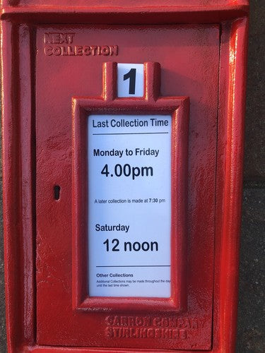 Anfield Wall Mounted Post Box Front Only Heavy Cast Iron