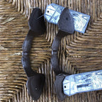 Cast Iron Door Handles Pair