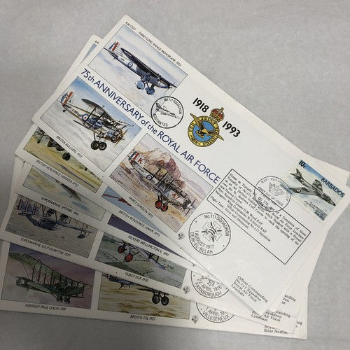 Flown First Day Covers Five Year 1993