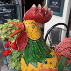 Cockerel Metal Art Watering Can