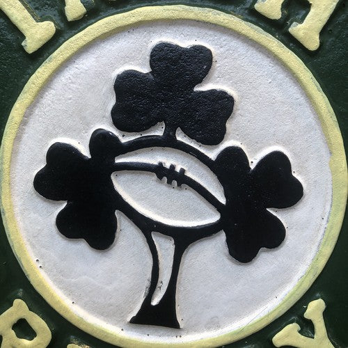 Irish Rugby Cast Iron Sign