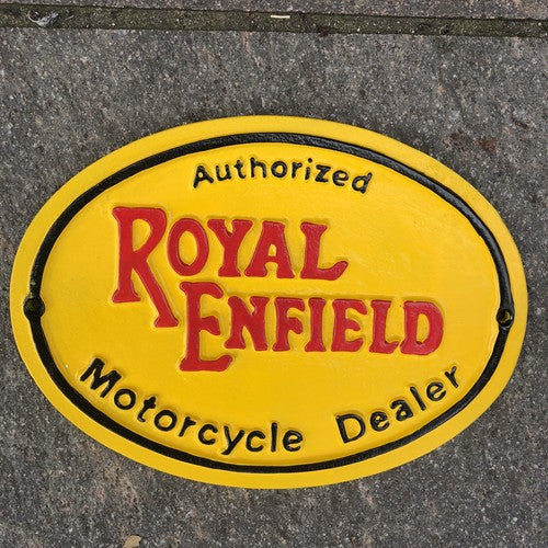 Royal Enfield Cast Iron Sign