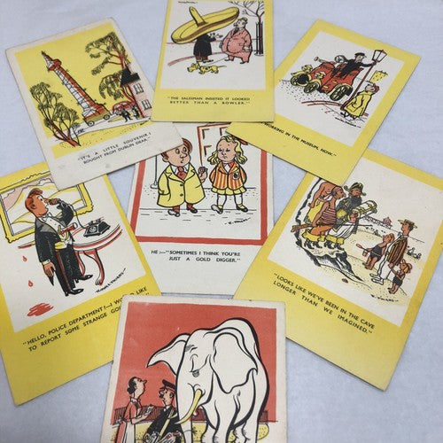 Comic Postcards By Holywoodâs Own Rowel Friers Set:7
