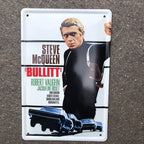 Steve McQueen Bullit Metal Sign