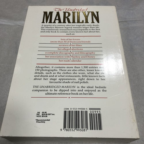 Marilyn The Unabridged Book