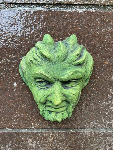 Pan Faunus Green Man Wall Garden Plaque