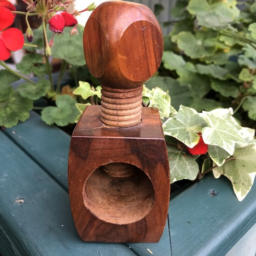 Nutcracker Vintage Screw Wooden Square
