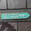 Irish Cast Iron Post Office Sign