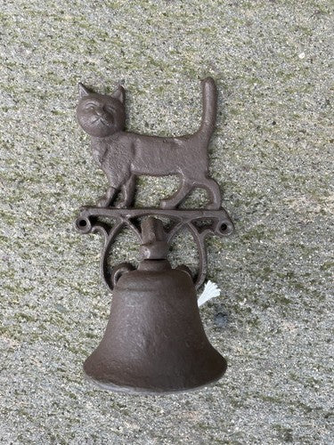 Cat Cast Iron Bell